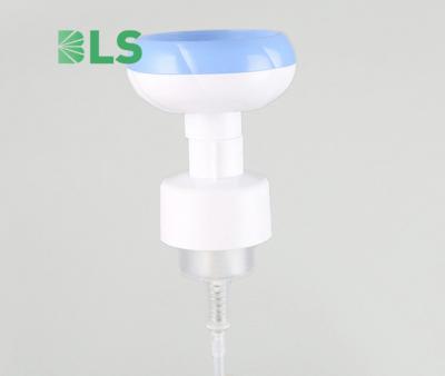 China Non Spill Free Sample 43/410 White Cosmetic Foam Flower Soap Lotion Pump Plastic Pump for sale