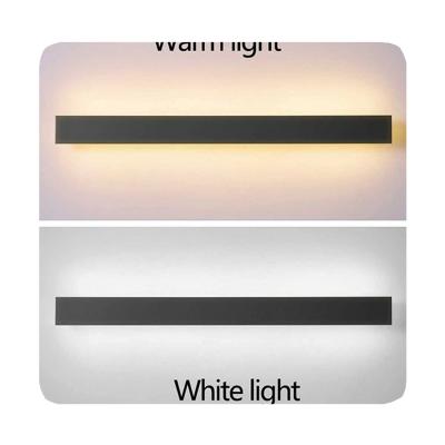 China NEW Long Strip LED Wall Lamp IP65 Indoor Outdoor Line Light Contemporary Modern Outdoor Waterproof Aluminum Aluminum Living Room Wall Decor for sale