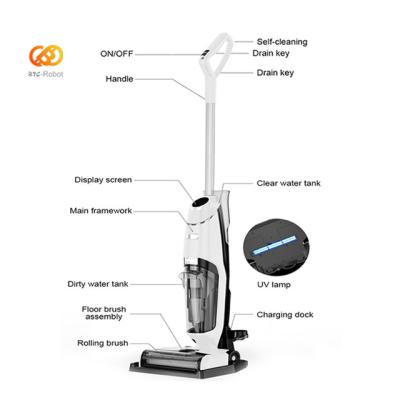 China BTCBOT 5000PA Strong Suction Handheld Vacuum Cleaner Simply Mop Machine Hand Cordless Vacuum Cleaner Robot Auto Clean Mop for sale