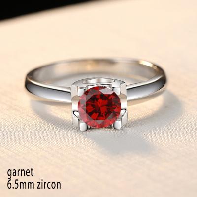 China Romantic Hot Sale Zircon Color Stone Replaceable Wedding Rings for sale