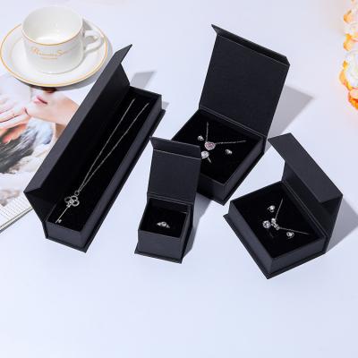 China High End Paper Jewelry Sets Box Ring Necklace Bracelet Earring Paper Packaging Box for sale