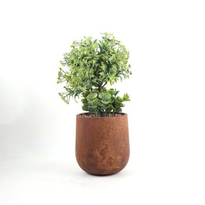 China New Design Natural Indoor Home Decor Artificial Plants Leaves Green Decorative QingHong Touch Style for sale