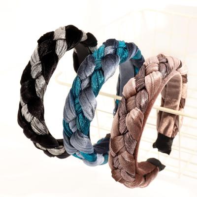 China Pretty Fashion INS Hair Decoration Adjustable Decorated Hair Bands Style Cloth For Women for sale