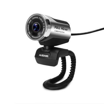 China AUSDOM Full HD 1080P Wide Angle View Webcam with Anti-distortion, AW615 Computer Camera, 90 Degree Field of View, Auto Low-light Correction AW615 for sale