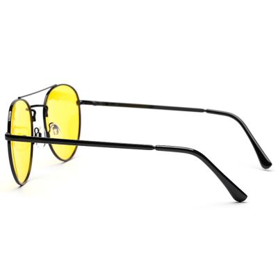 China Night Vision Glasses For Driving Factory Professional Metal Daytime Yellow Polarized Glasses With Night Vision For Bike Training zu verkaufen