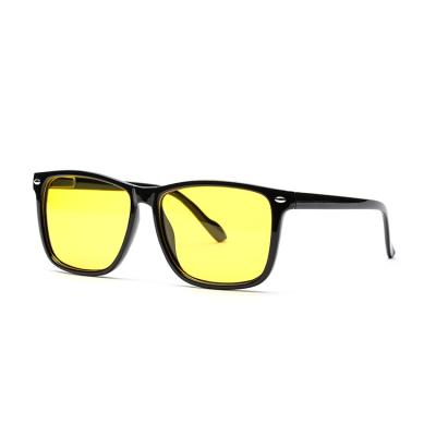 Китай Night Vision Glasses For Driving Sunglasses Custom Square Factory Logo Glare Free Yellow Tint Night Vision Recycling Glasses Polarized продается