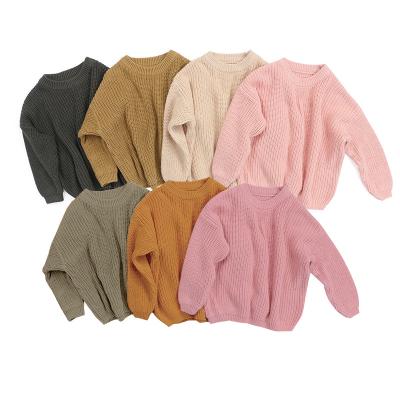 China Viable Baby Sweater Kids Ribbed Toddler Infant Jumper Girls Sweaters Autumn Knitted Tops Boy Children Sweater Winter for sale