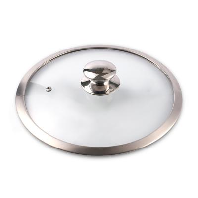 China Stainless Steel Sustainable Round Glass Knob 5.0mm Lids For Cookware for sale