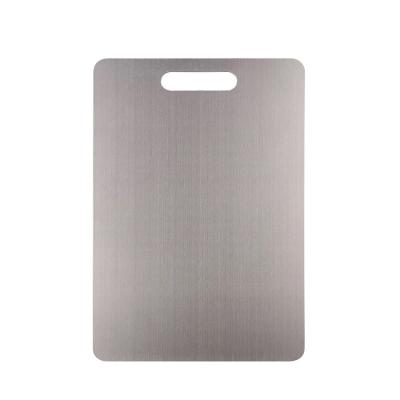 China Sustainable 304 Stainless Steel Food Grade Chopping Cutting Board for sale