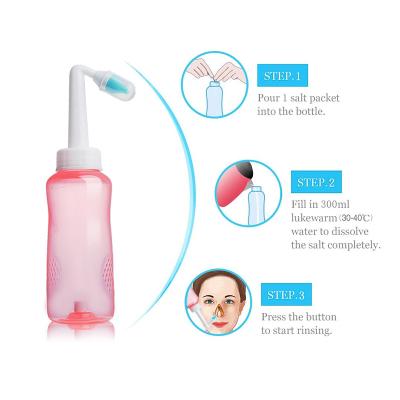 China Original plastic factory good quality wholesale and retail irrigator solution nose nasal cleaner good quality for sale