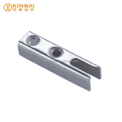 China JW-PT44B modern flat office building track door hardware accordion door track and tambour door track block for sale