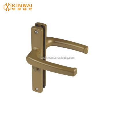 China JW-PM06A Modern Multi-point Aluminum Window Lock Handle Window Lever Door Handles Porcelain Door Handle and Door Hardware with Locker for sale