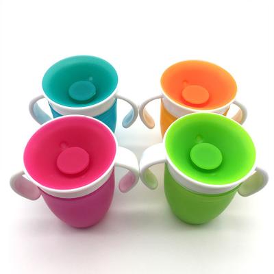 China Baby Silicone Products Baby Kids Drinking Cups Learning Drinking Cups Baby Anti-Clog Cups for sale