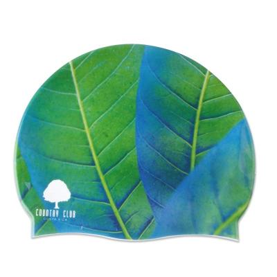 China Waterproof/durable/comfortable custom printed 100% cheap swimming hats custom printing logos for sale