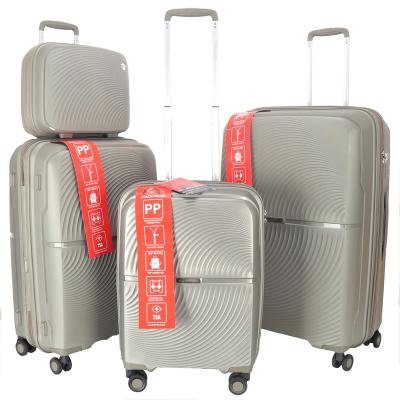 China PP Luggage Factory China Customize Logo Wholesale Online Trolley Luggage Sets for sale