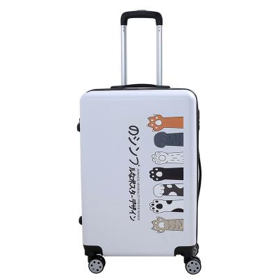 China Factory Wholesale High Quality ABS Hand Luggage Trolley Business Luggage Bag Large Capacity Hand-held Suitcase for sale