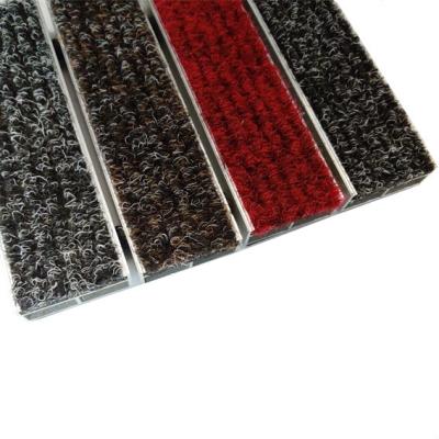 China Tufted Aluminium Entrance Matting Metal Frame Door Mat for sale