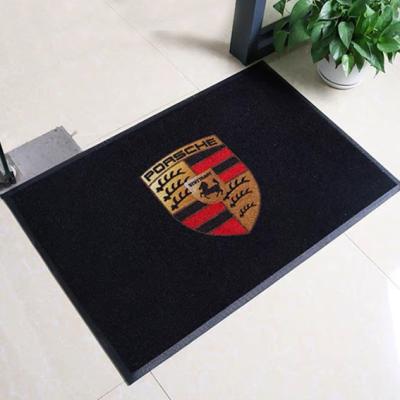 China 6x8 Custom Logo Mats Front Door Mat Large Outdoor Entrance Doormat for sale