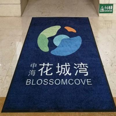 China fibra de nylon Logo Mats Polyamide Personalized Entrance Mat de encargo de los 90*120cm en venta