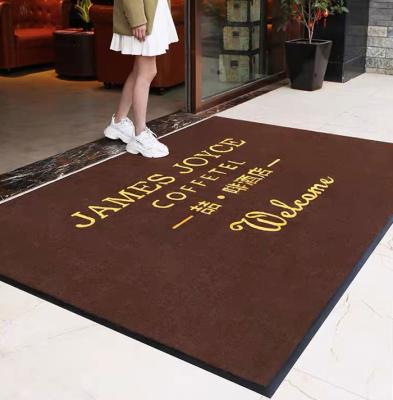 Cina SGS 83*150cm Logo Mats Advertising Promotional Welcome Mats su ordinazione per l'affare in vendita