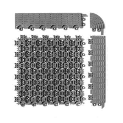 중국 20CM 케케묵은 상호록킹 PVC는 문 매트를 연결하는 퍼즐 조각을 매트를 깝니다 판매용