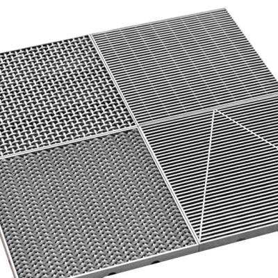 Cina Passeggiata di acciaio inossidabile dell'interruttore di sicurezza di 2.0CM fuori da Mat Grilles Recessed Mat in vendita