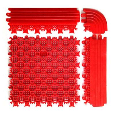 China 9MM dik 20CMx20CM de Antislipvloer Mat For Balcony Toilet van pvc Te koop