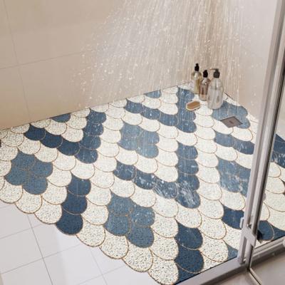 China Druckvinyl gleiten nicht Mat For Tile Shower zu verkaufen