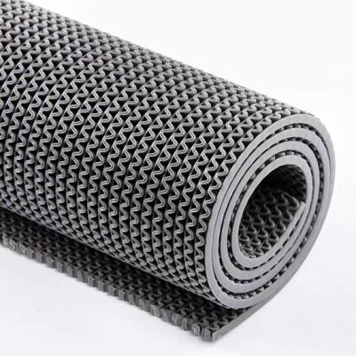 China S Mesh Drainage Non Slip Paddling Mat 5.5MM van de Poolvloer dik 9M To 15M Length Te koop