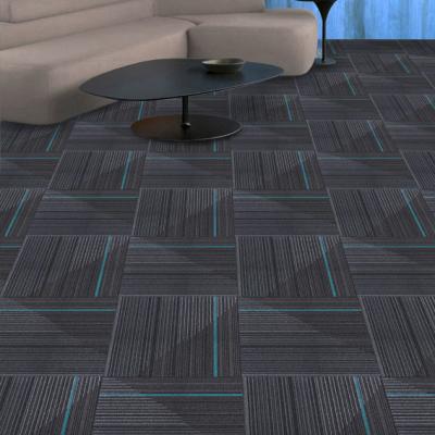 중국 Fireproof Removable Office Nylon Modular Carpet Tiles 60X60CM 판매용