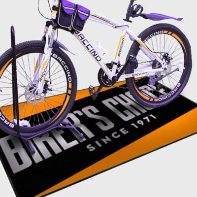 China Instructor de encargo grueso Mat de la bicicleta de 4M M Logo Mats Rubber TPR en venta