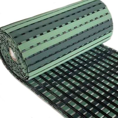 Chine Le drainage ouvert de grille glissent non le PVC parquetant Rolls 8mm pour des piscines à vendre