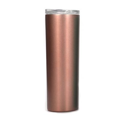 China Customized Double Wall Vacuum Insulated Tumbler Viable Stainless Steel Termico Sublimation Tumbler 20 Ounce Straight for sale