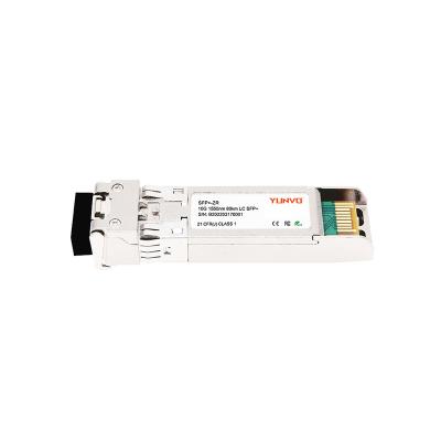 China FTTX SFP-10G-ZR-S 10GBASE-ZR SFP+ 1550nm 80km DOM Duplex LC SMF Optical Transceiver Module for sale