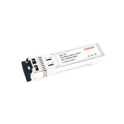 China FTTX E10GSFPSR 10GBASE-SR SFP+ 850nm 300m DOM Duplex LC MMF Optical Transceiver Module for sale