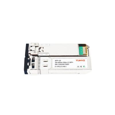 China FTTX AFBR-708SMZ 10GBASE-SR SFP+ 850nm 300m DOM Duplex LC MMF Optical Transceiver Module for sale