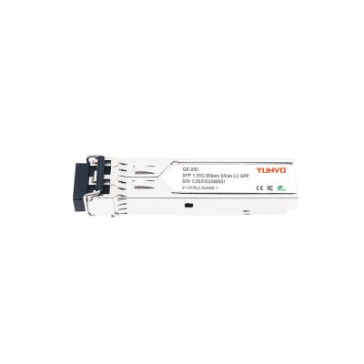 China FTTX 1000BASE-SX SFP 850nm 550m DOM Duplex LC MMF Fiber Optic Transceiver Module HFBR-5710L for sale