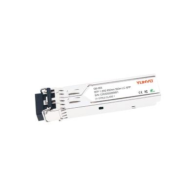 China FTTX 1.25Gbps 1000Base-SX SFP Duplex Optical Transceiver Module SFP1122-1SX 850nm 500m LC MMF Ind for sale