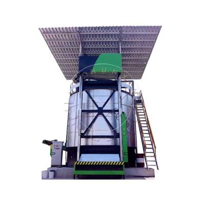 China Compost Turner mengmachine Volledig automatische gisting pot voor organische meststof Te koop