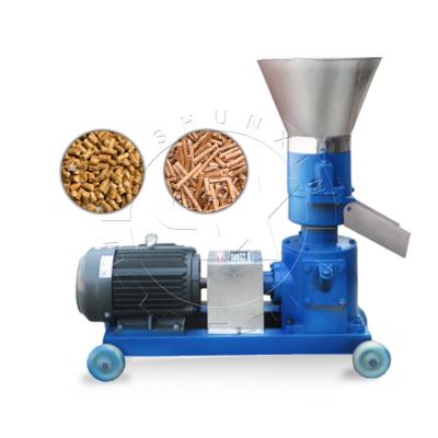 China Mini Feed Machinery Granulating Machine for Flat Die Pellet Production on Small Farms for sale