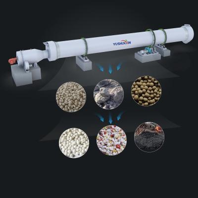 China Secador rotativo de tambor de biomassa de alta capacidade 380v YSX 4-8t/h para pellets de madeira de biomassa agrícolas à venda