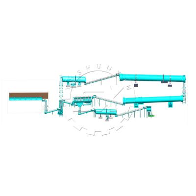 中国 YSX NPK 15-15-0 化合物肥料のグラナレーションライン 湿路方法 販売のため