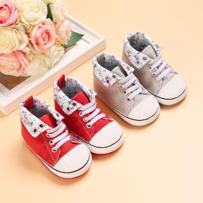 China Wholesale Lightweight Soft Soles Baby Shoes Boys Popular Selling Canvas Shoes 2 Year Old for sale