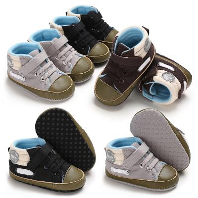 China Foreign Trade Baby Shoes Baby Walking Shoes In The Barrel Men's Soft Bottom Slip Toddler Shoes for sale