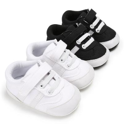 China Steel Toe Newborn Boy Canvas Shoes Sports Shoes 0-1 Years Old Baby Toddler Shoes for sale