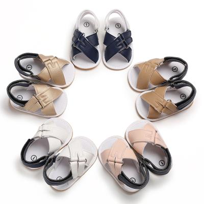 China Summer waterproof baby shoes first unique boy and girl baby sandals non-slip tendon toddler shoes for sale