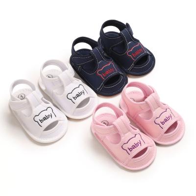 China Flat 0-1 Year Old Male And Female Baby Toddler Soft Rubber Unique Breathable Non-slip Sandals for sale