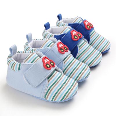 China Non-slip Baby Flat Soft Sole Cartoon Handmade Casual Walking Shoes for 0-1 Years Old Baby for sale