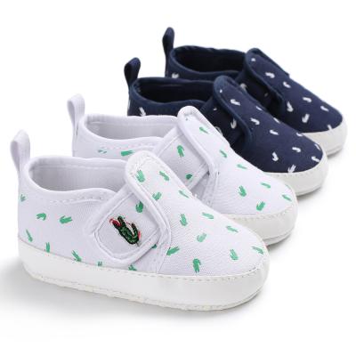 China Popular Deodorization Soft-soled Casual Canvas Shoes for 0-1 Toddler Baby Shoes for Boys and Girls for sale