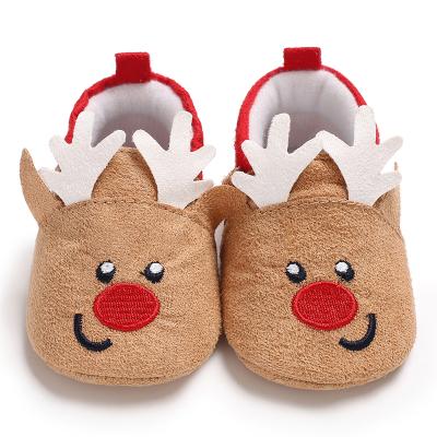 China Flat Pre-walking Shoes Christmas Gifts for Kids Soft Soled Cotton Sports Shoes for Boys and Girls 0-1 Years Old Baby Toddler Shoes for sale